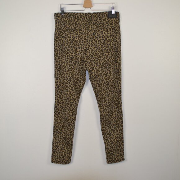 Levis 720 High Rise Supper Skinny Leopard Print Womens 34 Stretch 5 Pockets - Picture 5 of 10